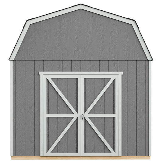 Handy Home Products Braymore 10×14 Do-It-Yourself Wooden Storage Shed with Floor